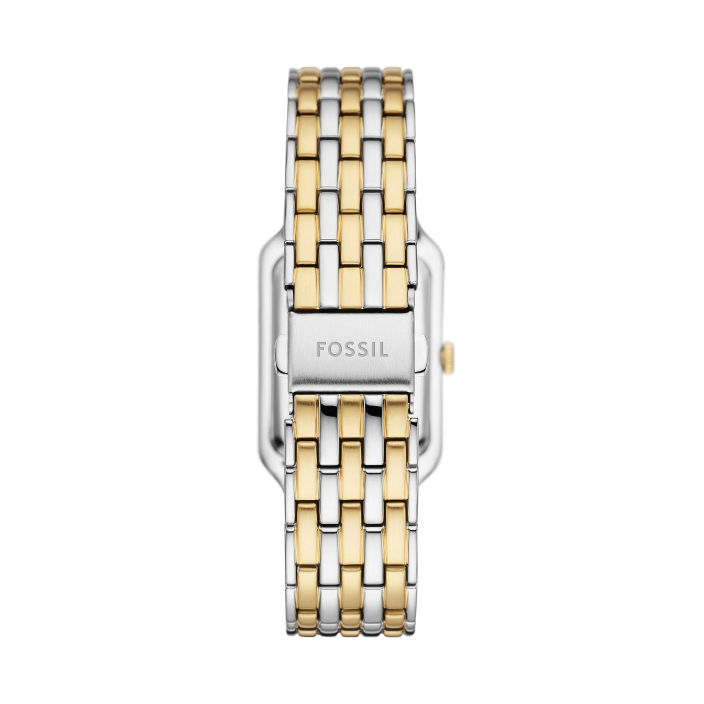 Fossil Raquel Women's Watch with Rectangular Case and Stainless Steel Bracelet or Leather Band