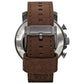 Fossil Nate Men's Watch with Oversized Chronograph Watch Dial and Stainless Steel or Leather Band