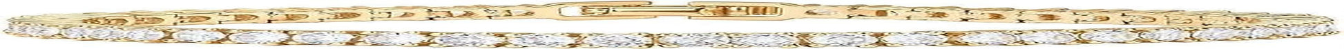 Cubic Zirconia Classic Tennis Bracelet, Yellow Gold, 7 Inches