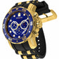 Invicta 6983 Mens Pro Diver Scuba Black Silicone/Gold-