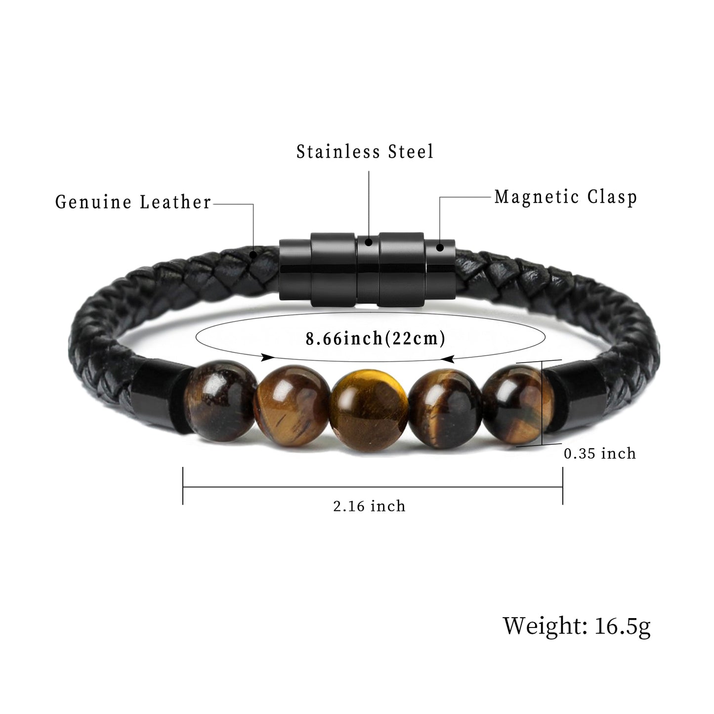 Cremation Jewelry Lava Stone Funeral Urn Bracelet for Ashes for Women Men Chakra Healing Balancing Leather Memorial Bracelets