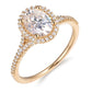 14k Solid Gold 1.5 Carat Oval Cut D Color Hola Moissanite Diamond Engagement Rings for Women