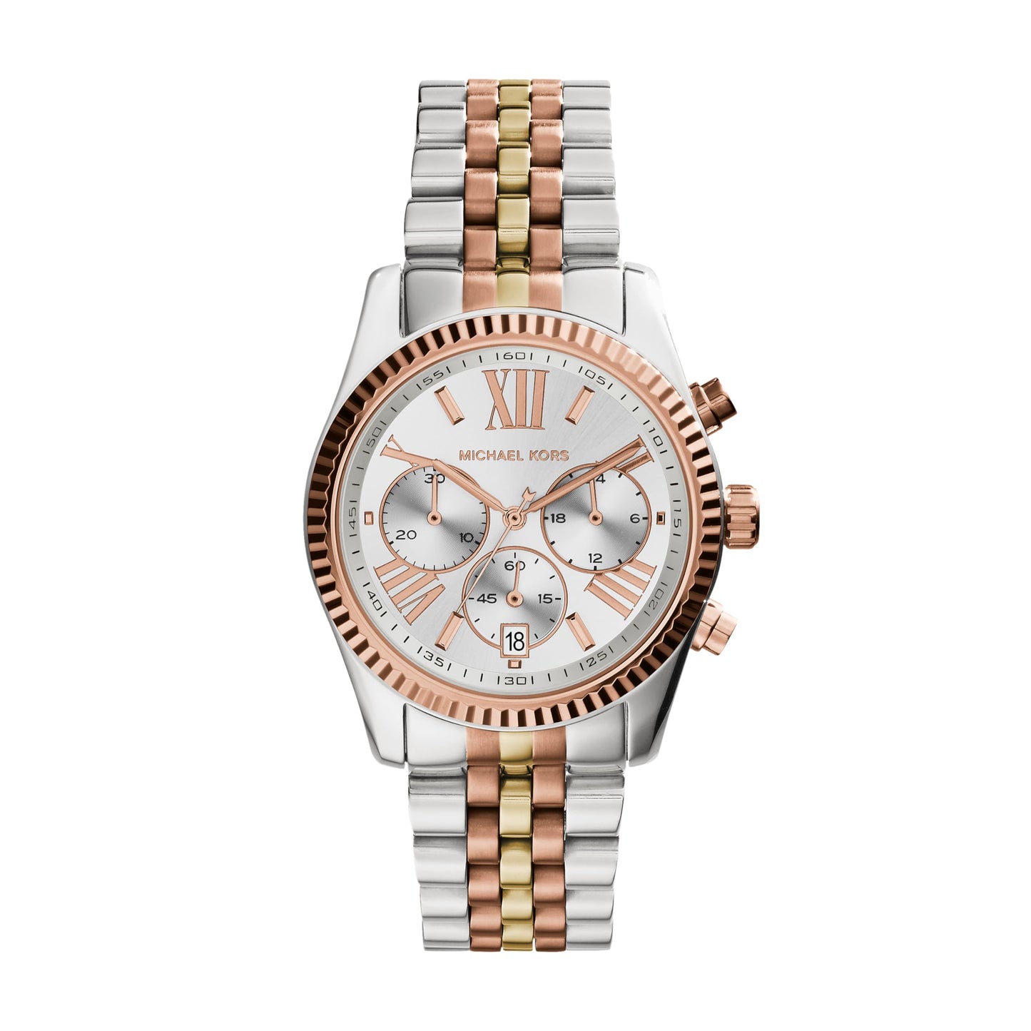 Michael Kors Lexington Women's Watch, Stainless Steel Chronograph Watch for Women