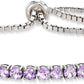 4.20 ct. t.w. Amethyst Bolo Bracelet in Sterling Silver