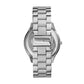 Michael Kors Slim Runway Women's Watch, Stainless Steel Bracelet Watch for Women