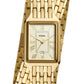 Fossil Raquel Women's Watch with Rectangular Case and Stainless Steel Bracelet or Leather Band