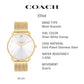 Coach Elliot Women's Watch | Modern Elegance with Iconic Tea Rose Detail | Chic Timepiece for Everyday Wear | Ideal Gift for Her | Water-Resistant | 36 mm