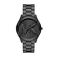 Michael Kors Slim Runway Women's Watch, Stainless Steel Bracelet Watch for Women