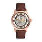 Fossil Townsman Men's Automatic Watch with Mechanical Movement and Skeleton Dial