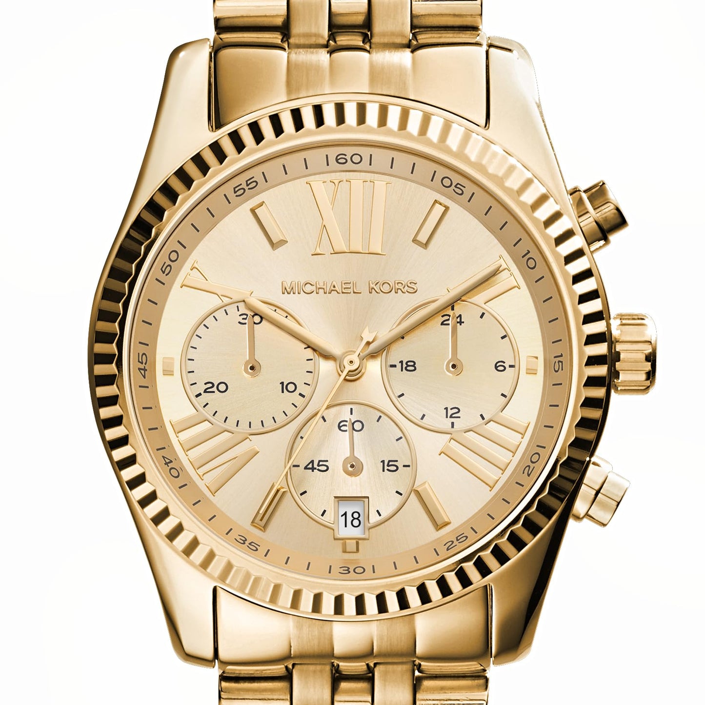 Michael Kors Lexington Women's Watch, Stainless Steel Chronograph Watch for Women