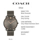 Coach Elliot Women's Watch | Modern Elegance with Iconic Tea Rose Detail | Chic Timepiece for Everyday Wear | Ideal Gift for Her | Water-Resistant | 36 mm