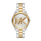 Michael Kors Slim Runway Women's Watch, Stainless Steel Bracelet Watch for Women