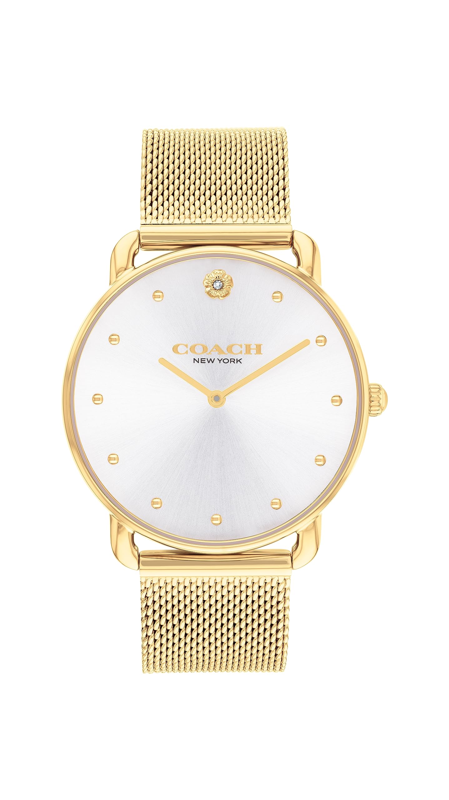 Coach Elliot Women's Watch | Modern Elegance with Iconic Tea Rose Detail | Chic Timepiece for Everyday Wear | Ideal Gift for Her | Water-Resistant | 36 mm