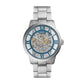 Fossil Townsman Men's Automatic Watch with Mechanical Movement and Skeleton Dial