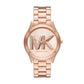 Michael Kors Slim Runway Women's Watch, Stainless Steel Bracelet Watch for Women