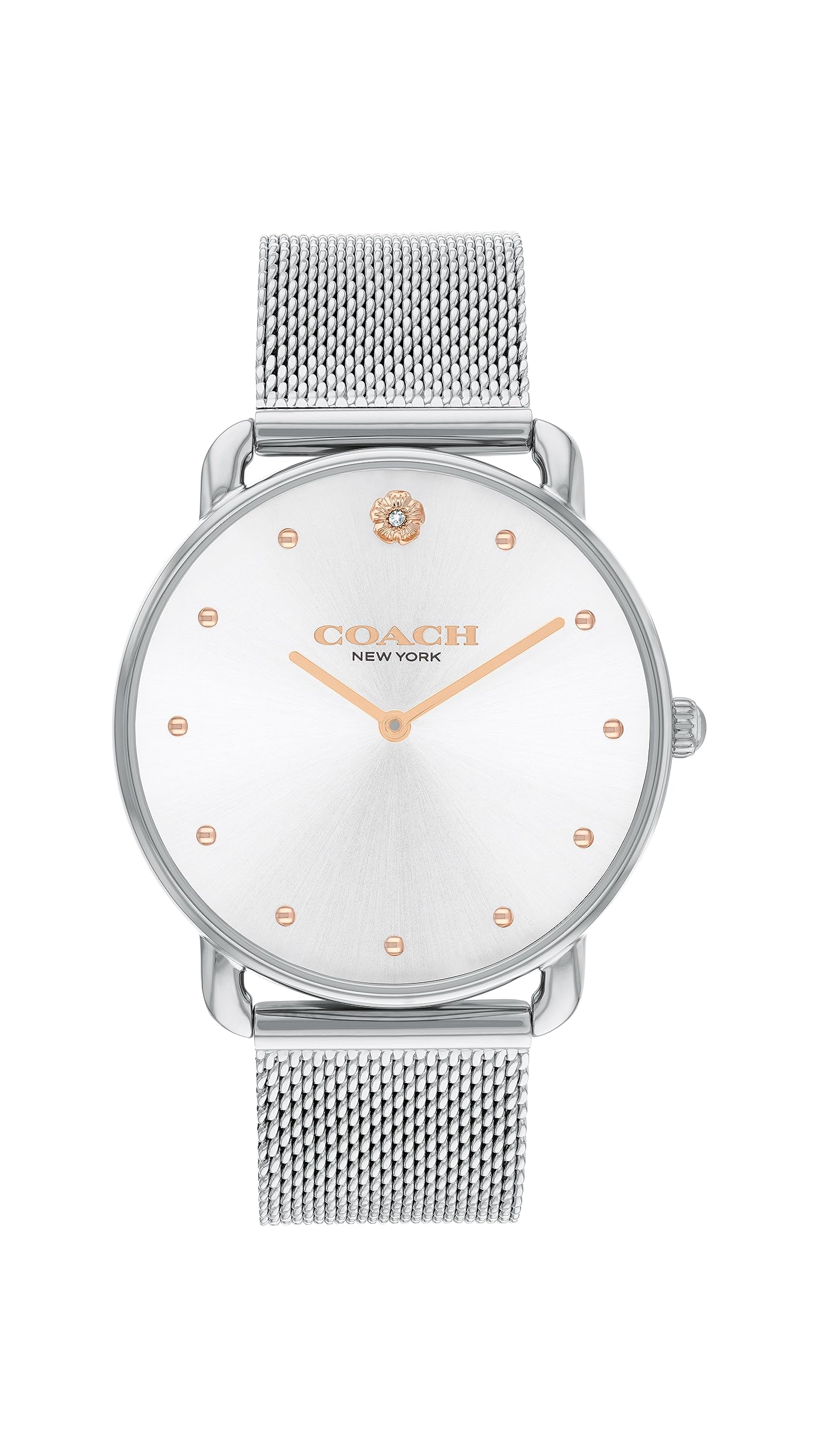 Coach Elliot Women's Watch | Modern Elegance with Iconic Tea Rose Detail | Chic Timepiece for Everyday Wear | Ideal Gift for Her | Water-Resistant | 36 mm