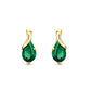 0.74 Carat Amethyst or Emerald or Ruby or Sapphire or Topaz 14K Gold or 14K White Gold Drop Dangle Earrings