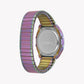 TIMEX T80 STAINLESS STEEL EXPANSION BAND - VIBRANT PURPLE PLAYFUL TIMEPIECE-1