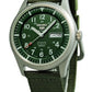 Men'S 5 Automatic Green Dial and Band Made in Japan Watch SNZG09J1