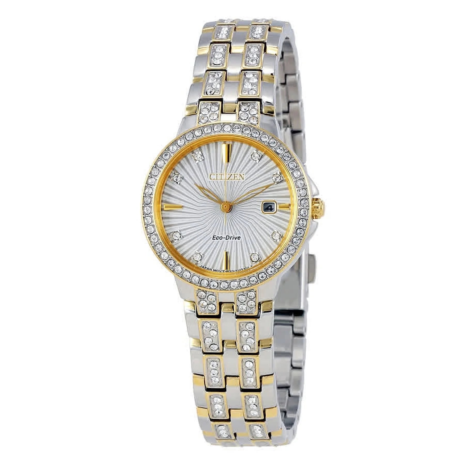 Women'S  Crystal Accent Glitz Watch EW2344-57A