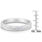 .925 Sterling Silver 1/5 Cttw Diamond Channel-Set Stackable Band Ring (H-I Color, I1-I2 Clarity)