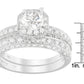 14K White Gold 1 ct. TDW Round Cut Diamond Ring (G-H, I1-I2)