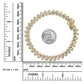 Yellow Plated Sterling Silver Round-Cut Diamond Bracelet (0.5 cttw, H-I Color, I2-I3 Clarity)-4