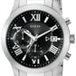 GUESS Men's Stainless Steel Gunmetal Chronograph Bracelet Watch