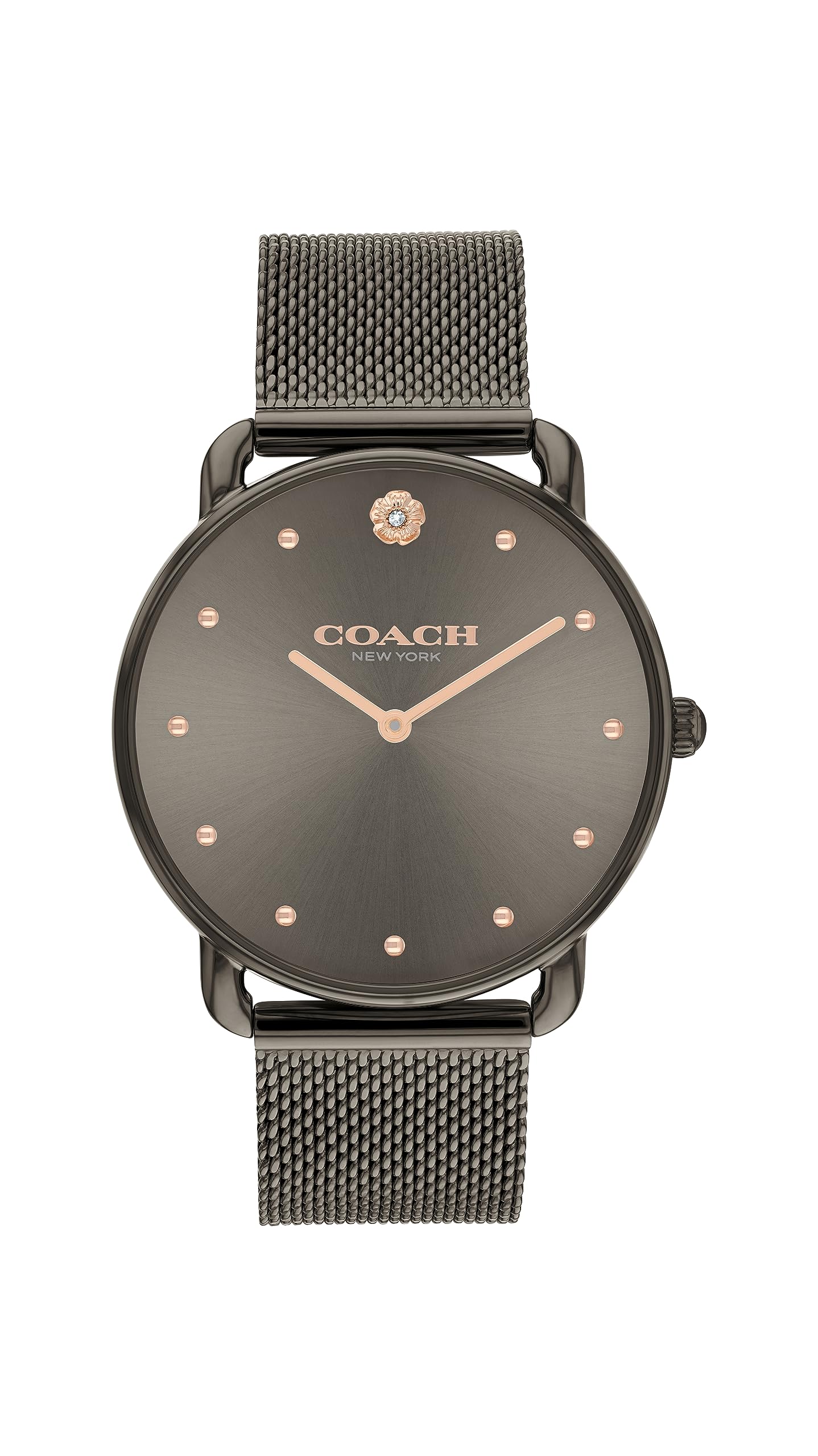 Coach Elliot Women's Watch | Modern Elegance with Iconic Tea Rose Detail | Chic Timepiece for Everyday Wear | Ideal Gift for Her | Water-Resistant | 36 mm