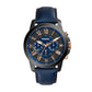 Fossil Grant Men's Watch with Chronograph or Automatic Display and Genuine Leather or Stainless Steel Band