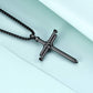 Men'S Nail Cross Necklace Stainless Steel Cross Pendant Necklace Christian Jewelry Gift for Men