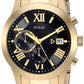 GUESS Men's Stainless Steel Gunmetal Chronograph Bracelet Watch