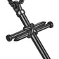 Men'S Nail Cross Necklace Stainless Steel Cross Pendant Necklace Christian Jewelry Gift for Men