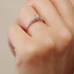 9ct White Gold 0.19ct Diamond Engagement Ring-2