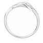 Sterling Silver Diamond Infinity Ring-2