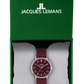 Eco Power Solar Burgundy Vegan Strap Unisex Watch-2