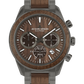 Eco Power Solar Wood Chronograph Grey Men's Bracelet Watch-0