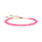 Rose Gold Plated Sterling Silver Pink Quartz Bead Freindship Bracelet-2