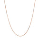 14k Rose Gold Classic Box Chain (0.45 mm)