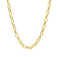 14k Yellow Gold Oval Rolo Chain (4.6 mm)