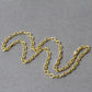 14k Yellow Gold Pendant Chain with Textured Links (3.3 mm)