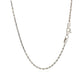 14k White Gold Solid Diamond Cut Rope Chain (1.80 mm)