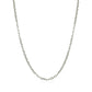 14k White Gold Diamond Cut Cable Link Chain (1.9 mm)