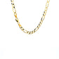 10K Yellow Gold Solid Figaro Chain (4.50 mm)