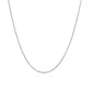 14k White Gold Diamond-Cut Bead Chain (1.10 mm)