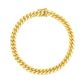 10k Yellow Gold Classic Miami Cuban Solid Bracelet (7.10 mm)