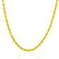 10k Yellow Gold Solid Diamond Cut Rope Chain (5.00 mm)