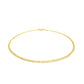 2.5mm 14k Yellow Gold Curb Link Anklet