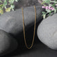 14k Yellow Gold Gourette Chain 1.0mm (1.00 mm)