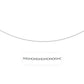 14k White Gold Pendant Chain with Textured Links (2.30 mm)